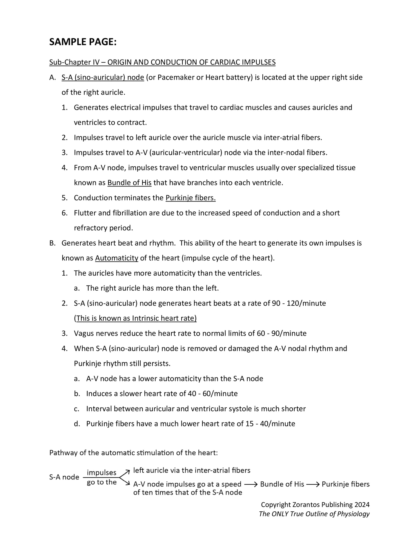The ONLY True Outline of Physiology
